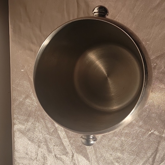 Towle Retro Stainless Steel Ice Bucket Silver Barware Wedding Gift - Picture 2 of 9